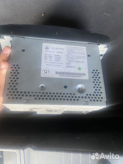 Штатная магнитола для мерседеса