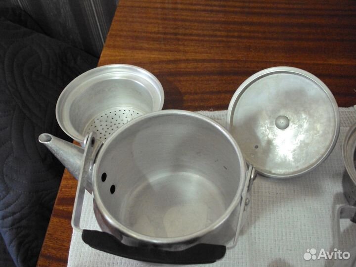 Чайники (2 шт) заварочные алюминиевые СССР Клеймо