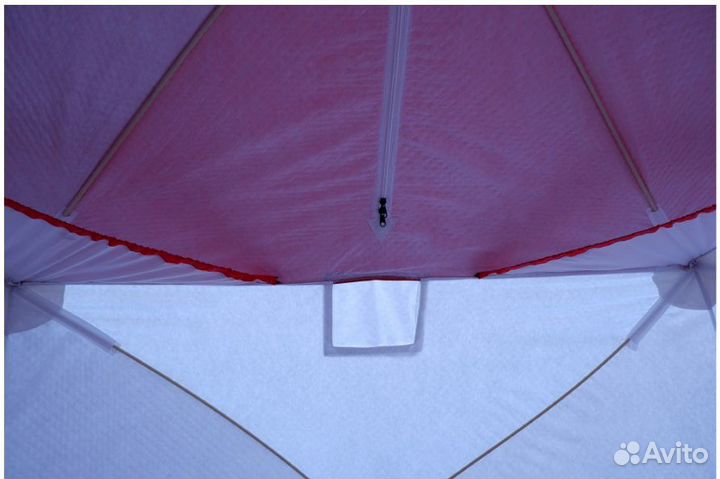 Палатка зимняя медведь куб 4 утепленная