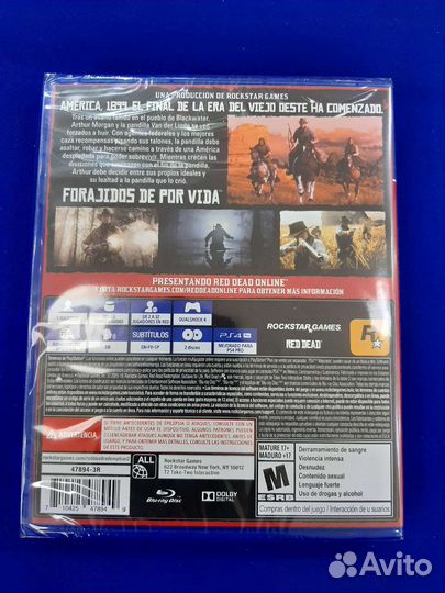 PS4 Red Dead Redemption 2 (Новый)