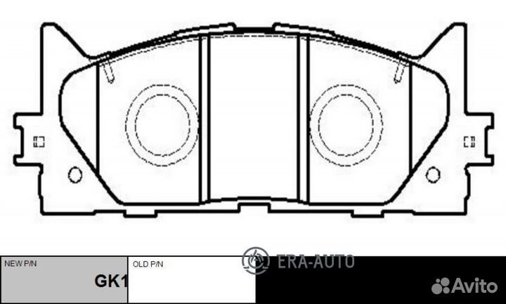 CTR GK1065 Колодки тормозные дисковые