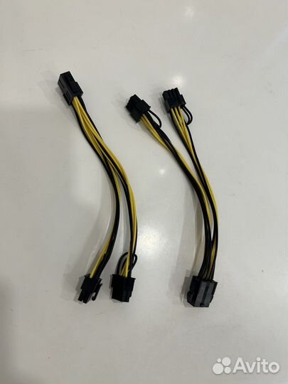 Переходник разветвитель удлинитель pci-e 8 pin