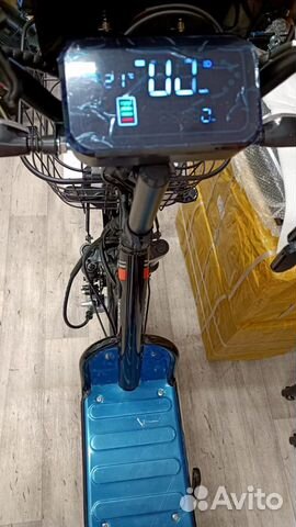 Электровелосипед Huachi H8 широкая подставка объявление продам