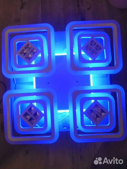 Люстра потолочная светодиодная с пультом (новая)