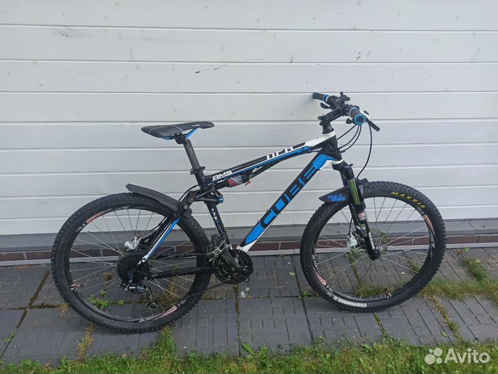 Велосипед двухподвес cube ams 100