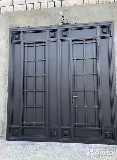 Ворота в Махачкале в красивом дизайне