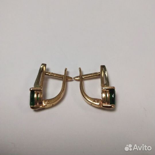 Серьги золотые