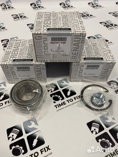 Подшипник задней ступицы Duster Kaptur Terrano