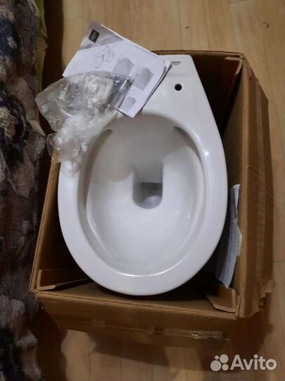 Унитаз напольный новый