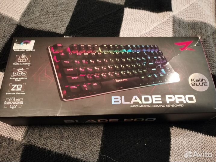 Клавиатура zet gaming blade pro мет.корпус