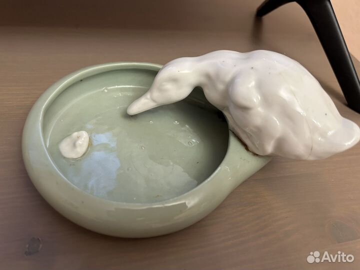 Винтажная пепельница старая Городница