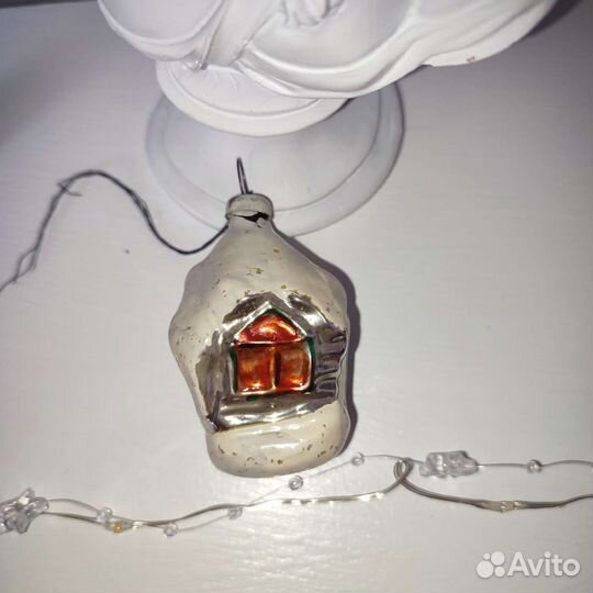 Елочные игрушки СССР Домики