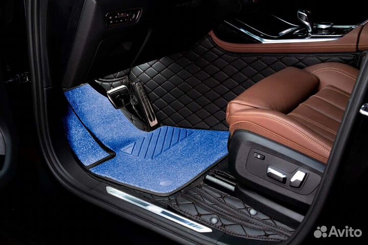 3D Коврики Range Rover Салон Багажник из Экокожи