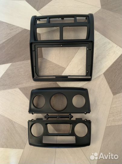 Рамка для 2 din магнитолы на Киа Спортейдж 2