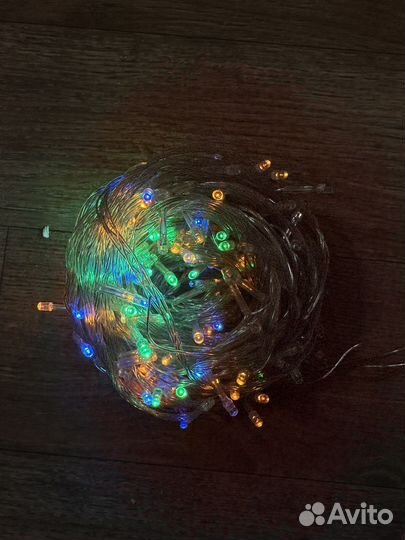 Гирлянда цветная 20 метров