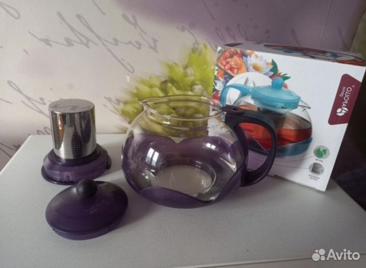 Новый заварочный чайник apollo -1,2л