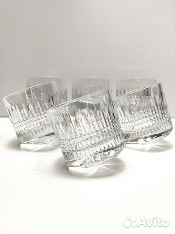 Хрустальные стаканы для виски (неваляшки) 6шт