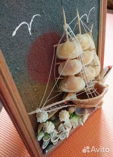 Панно из ракушек