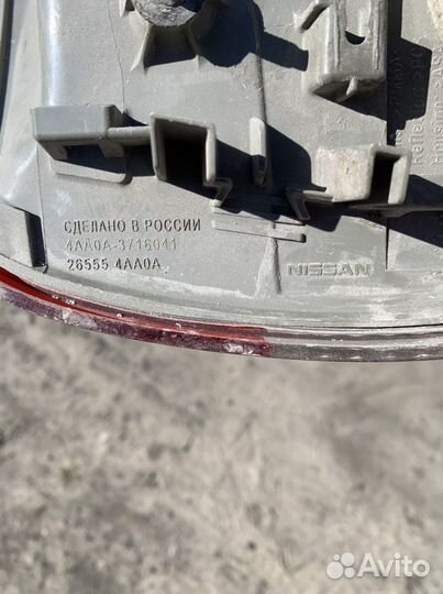 Фонарь левый Nissan Almera G15 с дефектом