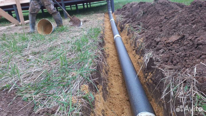 Септик из бетонных колец под ключ