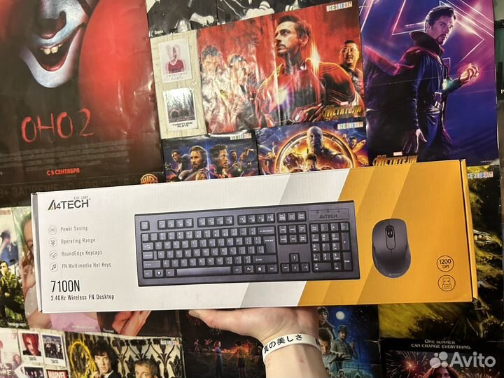Клавиатура и мышь беспроводная