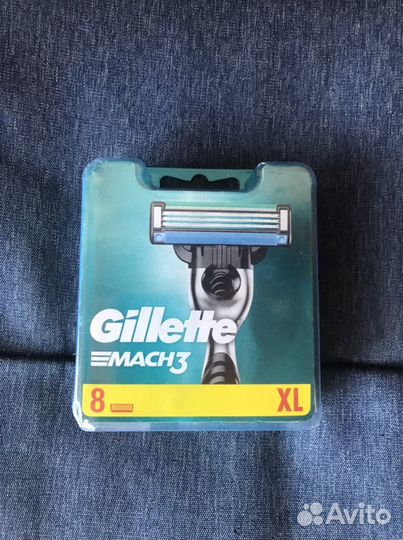 Лезвия для бритья gillette mach 3