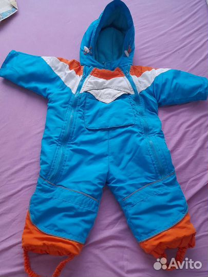 Зимний комбинезон для девочки 74 80