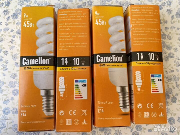 Энергосберегающие лампы camelion e14