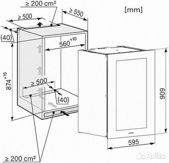 Винный шкаф Miele KWT 6422 iG