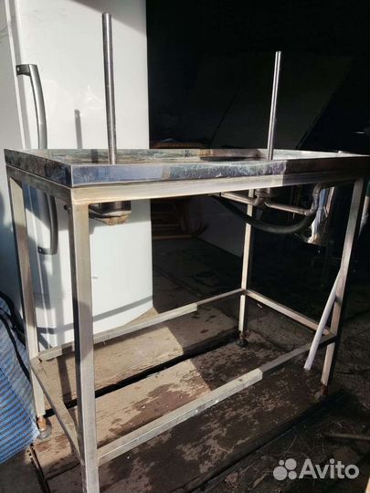 Комплект из нержавейки для химической мойки тары