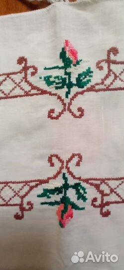 Салфетки на стол вышивка