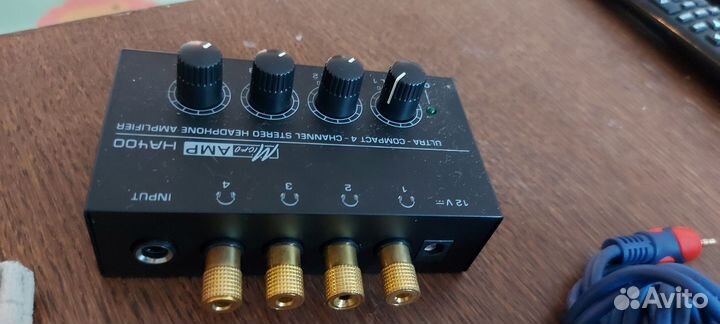 4х канальный стерео усилитель для наушников