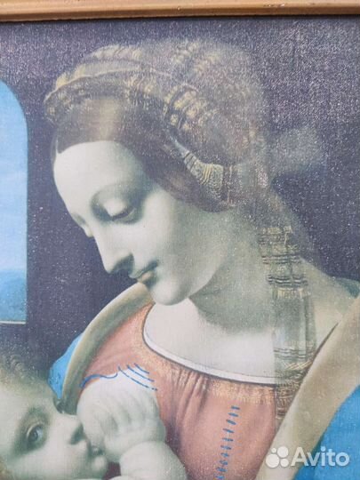 Репродукция на ткани Мадонна Литта Леонардо