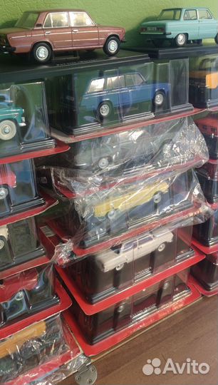Коллекционные модели машинки СССР в 1/24 масштабе