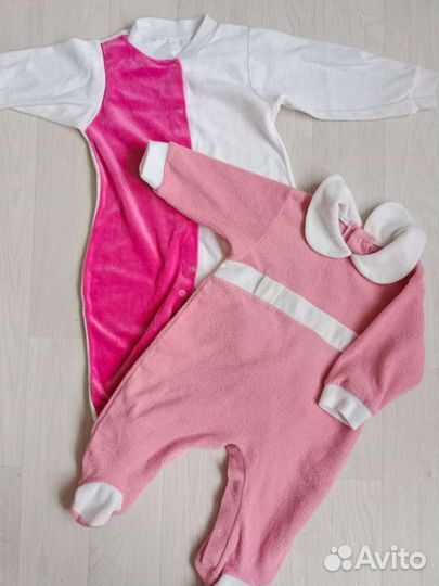 Вещи пакетом на девочку от 0 до 9 мес