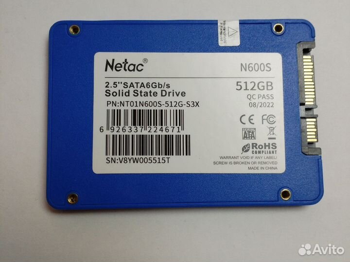 Ssd SATA 512gb