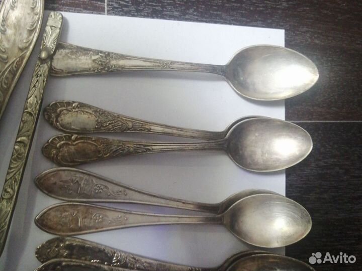 Мельхиоровые столовые приборы СССР