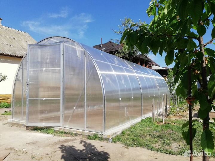 Теплица усиленная «Арочная » оцинкованная