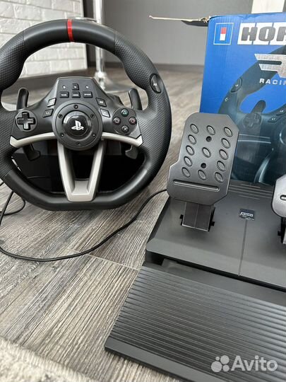 Гоночный Руль hori Racing Wheel Apex PS4 + PS3