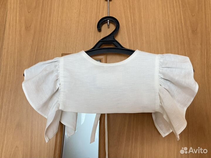 Воротник съемный с рюшами на платье