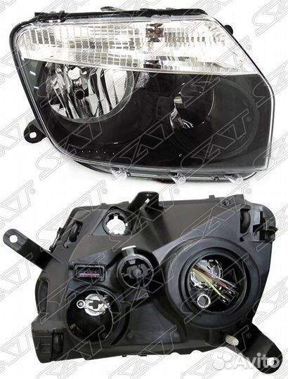Фара renault duster 10-15 RH черная
