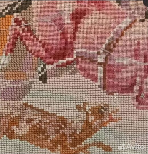 Ручная Вышивка Картина Тройка