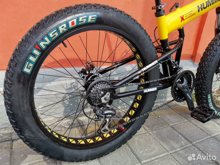 Fatbike (фэтбайк) hummer, складной алюм
