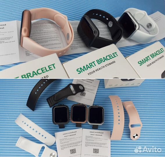 SMART Фитнес браслет Давление Пульс Уведомления