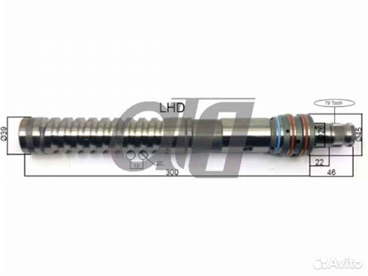 Распределитель рулевого редуктора mercedes-benz LS