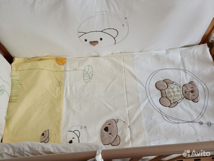 Детская Кроватка Italbaby 120 см бук