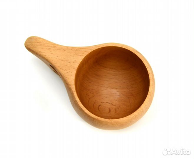 Кружка деревянная Кукса №1. Финская кружка