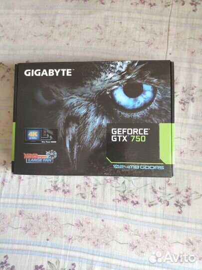 Видеокарта gigabyte GeForce GTX 750 GV-N750OC-1GI