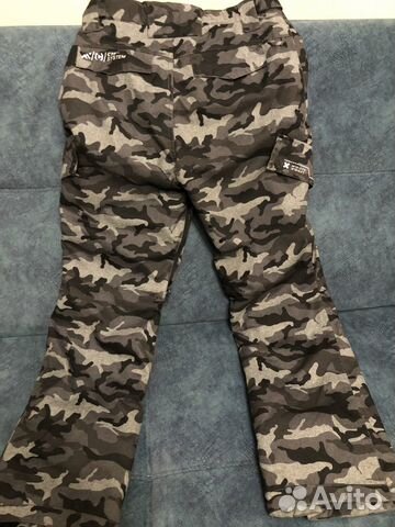 Зимние Балоневые штаны мужские