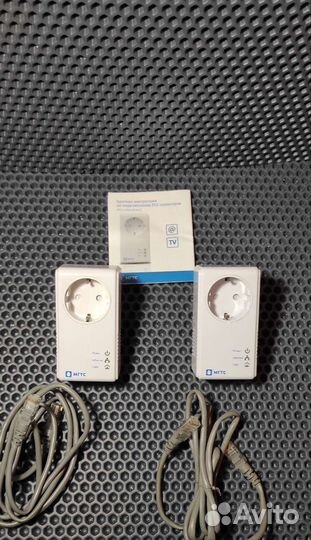 Plc адаптеры, МГТС, комплект 2 шт